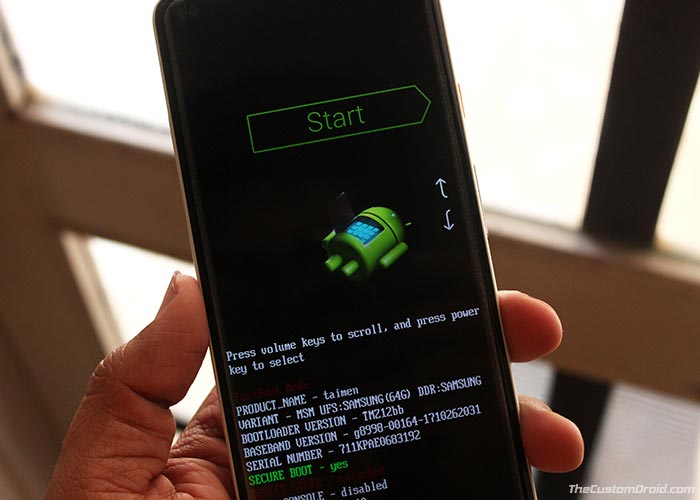 Install May 2018 Security Patch Factory Image - Bootloader Mode