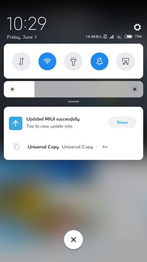 MIUI 10 China Developer ROM - New UI Screenshot