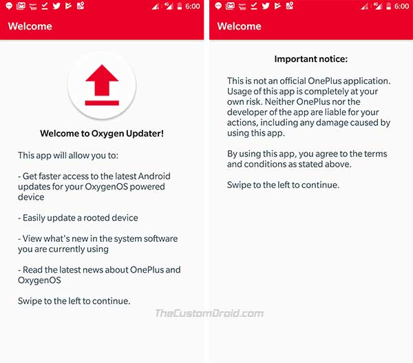 Get OxygenOS Updates Immediately - Oxygen Updater App - Screenshot 1