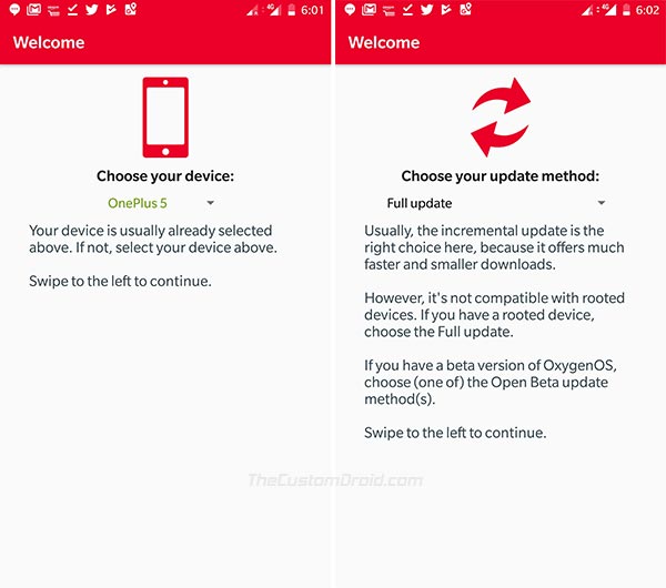 Get OxygenOS Updates Immediately - Oxygen Updater App - Screenshot 2