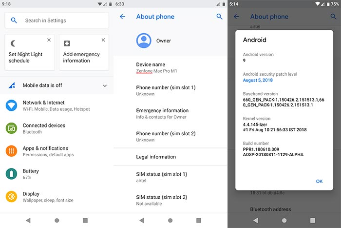 Install Android Pie On Asus Zenfone Max Pro M1 Unofficially Aosp Pie Rom The Custom Droid Install Android Pie On Asus Zenfone Max Pro M1 Unofficially Aosp Pie Rom The Custom Droid