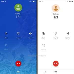 Google Phone v23 - In-Call UI