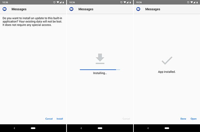 Install Android Messages 3.5 APK