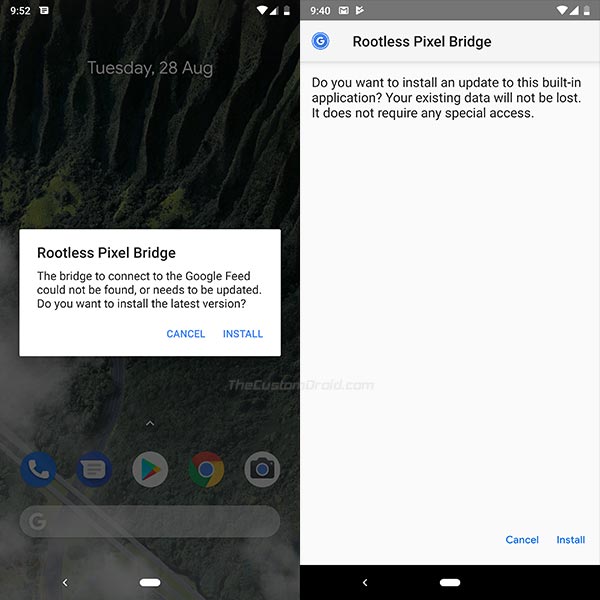 Rootless Pixel Bridge - Screenshots