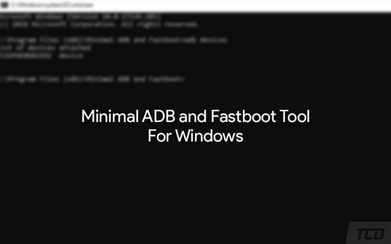 how to open minimal adb fastboot