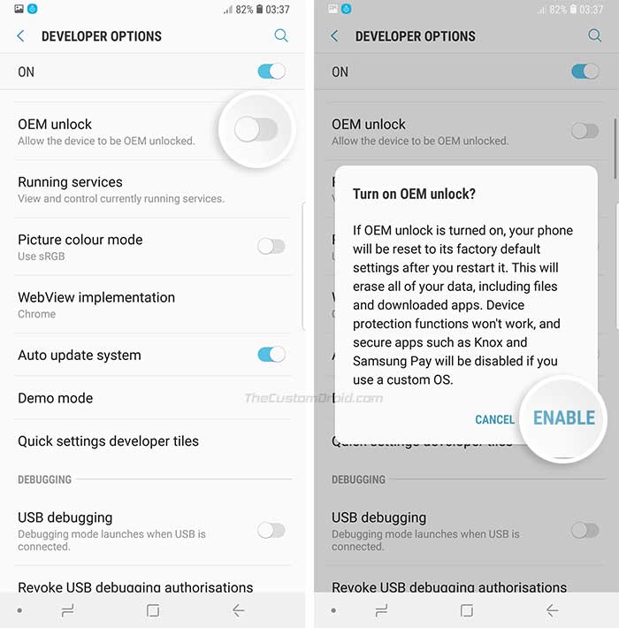 Fix Missing OEM Unlock Toggle on Samsung Galaxy Devices - Enable OEM Unlock