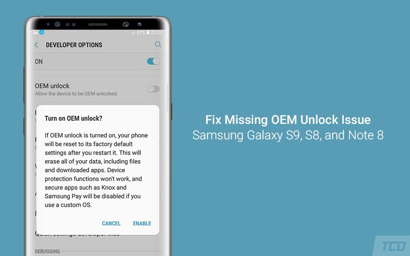 Fix Missing Oem Unlock Toggle On Samsung Galaxy Devices Guide The Custom Droid