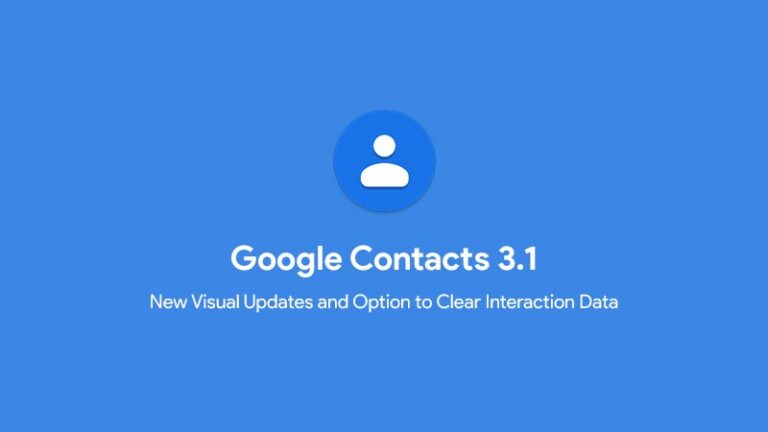 Download Google Contacts 3.1 with Visual Updates and Option to Delete Interaction Data (APK)