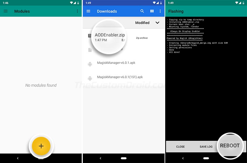 Enable Always-On Display on Google Pixel and Pixel XL - Install AODEnabler Magisk Module
