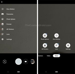 Google Pixel 3 Camera App - Google Camera 6.1 - More Options
