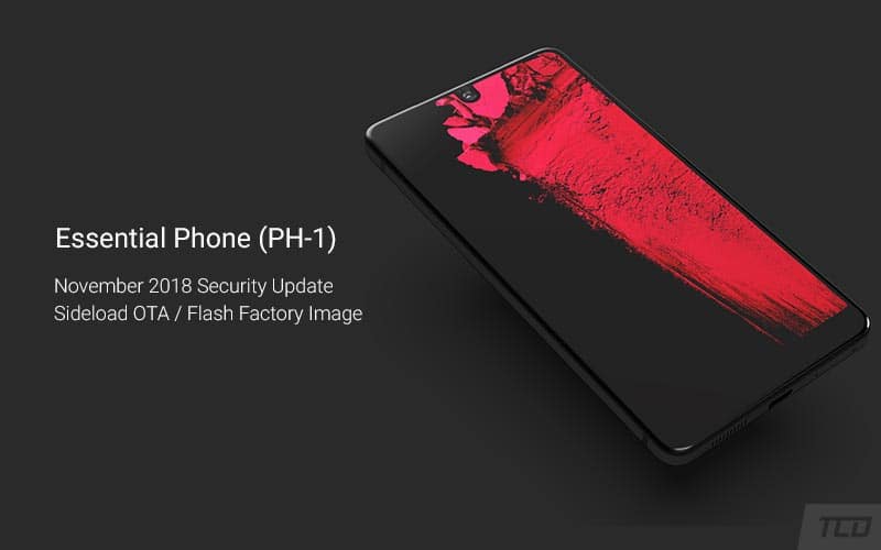 How to Install Essential Phone November 2018 Security Update