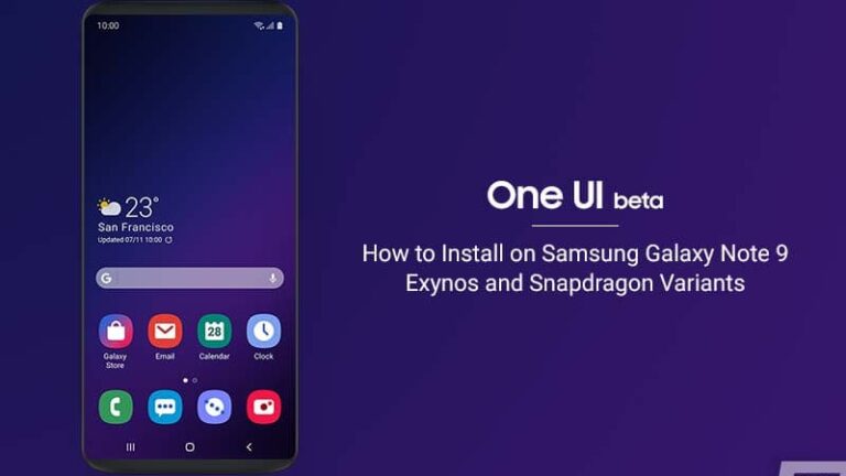 Install Android Pie-based One UI Beta on Samsung Galaxy Note 9 (OTA)