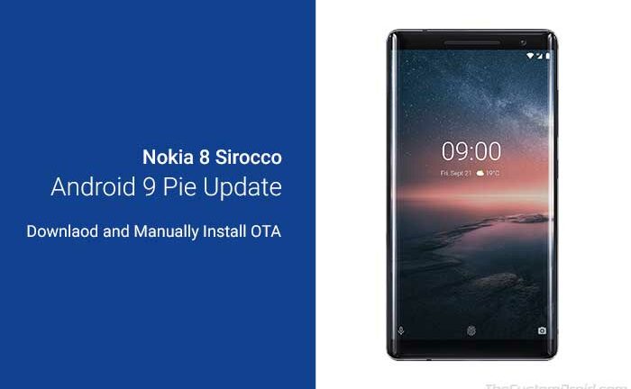 Download and Install Nokia 8 Sirocco Android Pie Update (OTA)