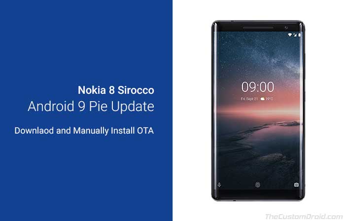 How to Install Nokia 8 Sirocco Android Pie Update
