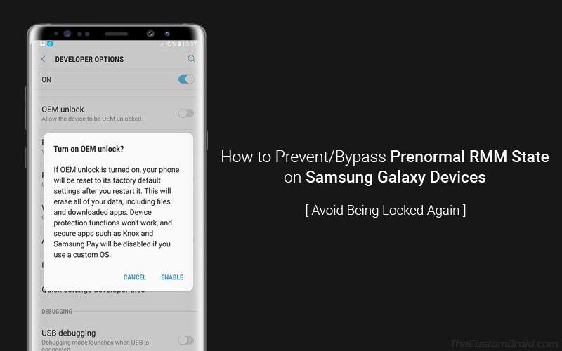 Как предотвратить предормальное состояние RMM на устройствах Samsung Galaxy