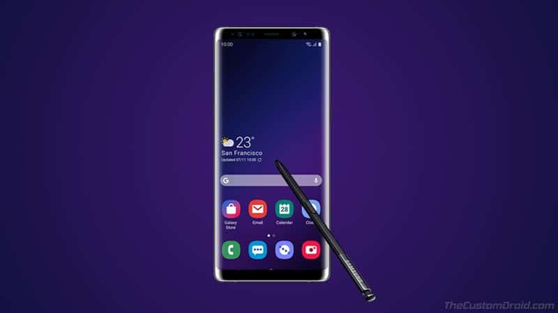 Install Android Pie-based One UI on Galaxy Note 8
