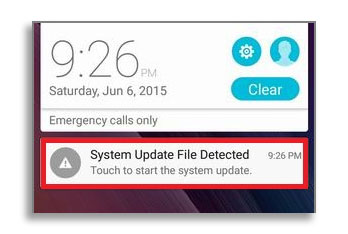 Install Asus Zenfone 5Z Android Pie OTA Update - Tap on Update Notification