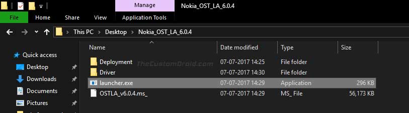 Запустите установщик Nokia Online Service Tool (OST LA) на ПК.