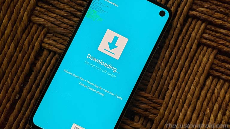 Boot Galaxy S10 into Download Mode to Install TWRP Recovery