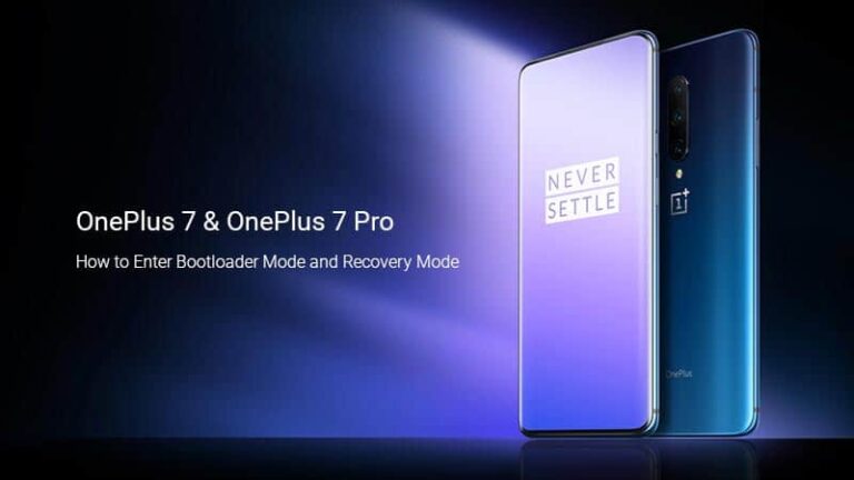 Boot OnePlus 7/OnePlus 7 Pro into Bootloader and Recovery Mode [Guide]