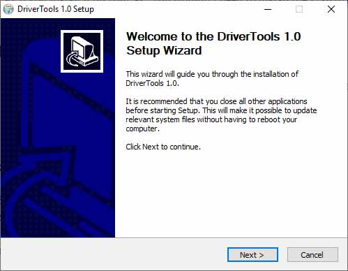 Click on 'Next' to begin the USB drivers installation
