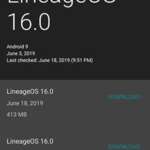 LineageOS 16 OTA Updater