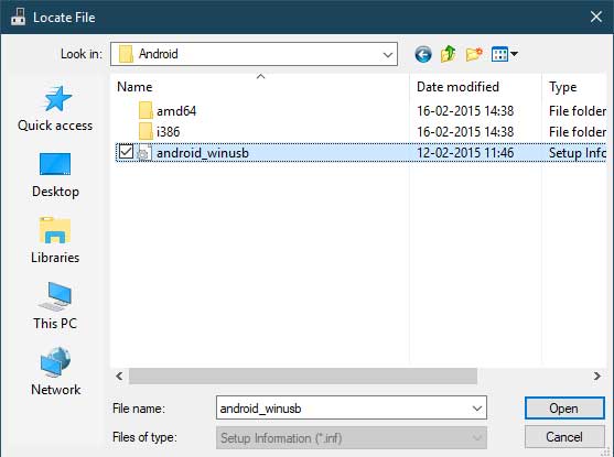 android usb drivers for windows 10 pro