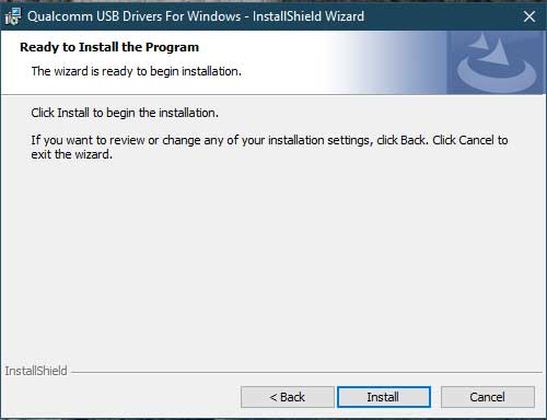 Install Qualcomm HS-USB QDLoader 9008 Drivers - Direct Method - Begin Installation