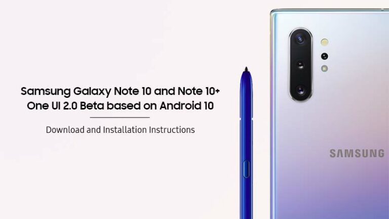 Install One UI 2.0 Beta on Samsung Galaxy Note 10/10+ (OTA)
