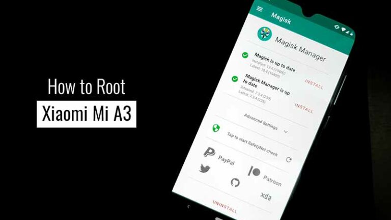 How to Root Xiaomi Mi A3 using Magisk (with or without TWRP)