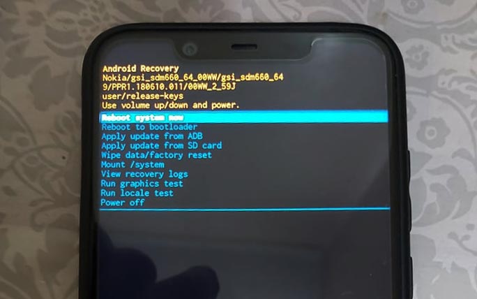Install Android 10 on Nokia 8.1 using Stock Recovery