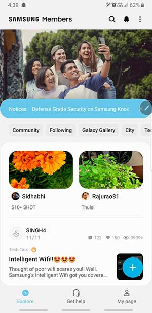 Open Samsung Members app to enroll Galaxy Note 9 in One UI 2.0 Beta