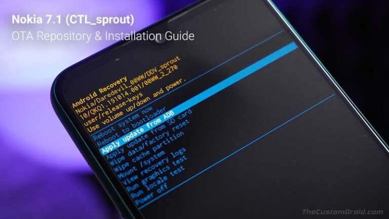 Nokia 7.1 OTA Software Updates Repository and Installation Guide