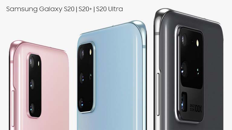 Samsung Galaxy S20, Galaxy S20+, and Galaxy S20 Ultra