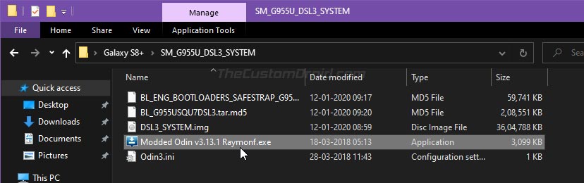Galaxy S8+ Snapdragon Android Pie Safestrap ROM Files