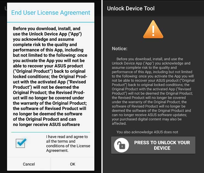 Unlock the Bootloader on Asus ROG Phone 2 via Asus Unlock Device Tool