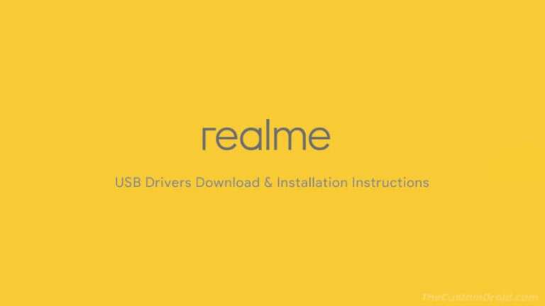 Download Latest Realme USB Drivers for Windows & Installation Guide