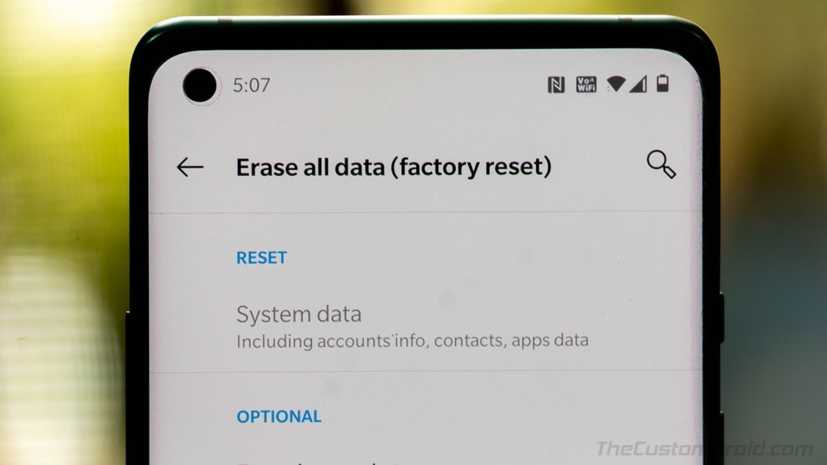 How to Factory Reset OnePlus 8 (Pro)