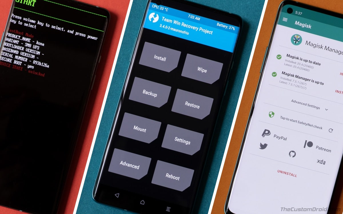 A Beginner's Guide to Unlock Bootloader, Install TWRP, and Root OnePlus 8/8 Pro