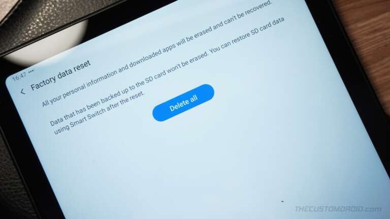 How to Perform a Factory Reset on Samsung Galaxy Tab A7 10.4 (2020)
