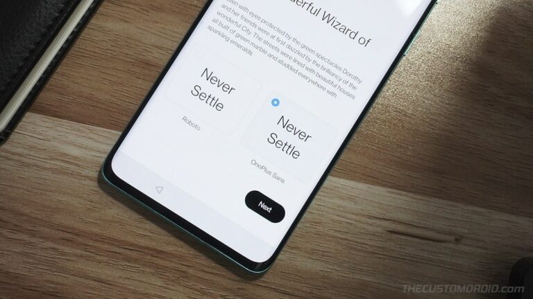 How to Install OnePlus Sans Font on Any Android Device