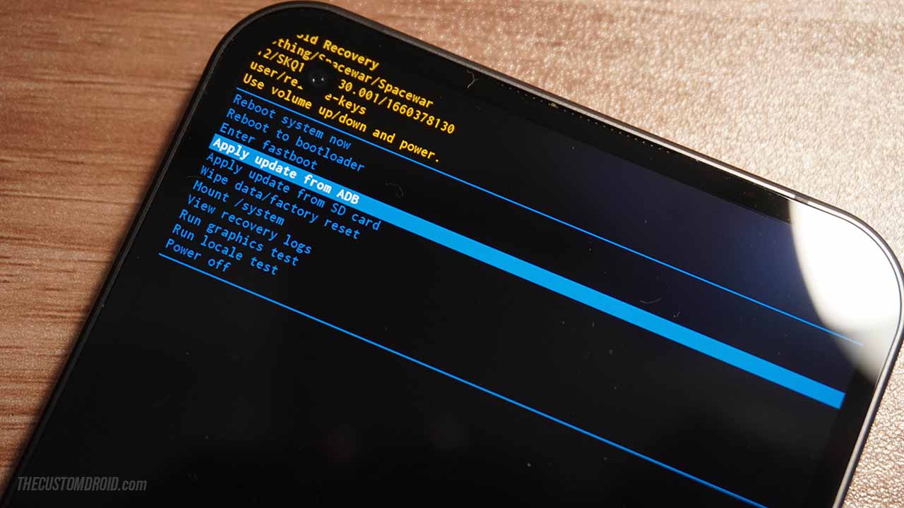 Enable ADB sideload in the stock recovery on Nothing Phone 1